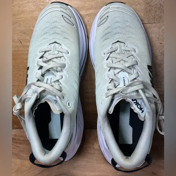 Hoka One One Bondi X CUSHIONED Womens Size 8 Running Shoes Sneakers Blue Glass - Picture 7 of 12